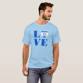T-shirt J'aime Israël (Devant entier)