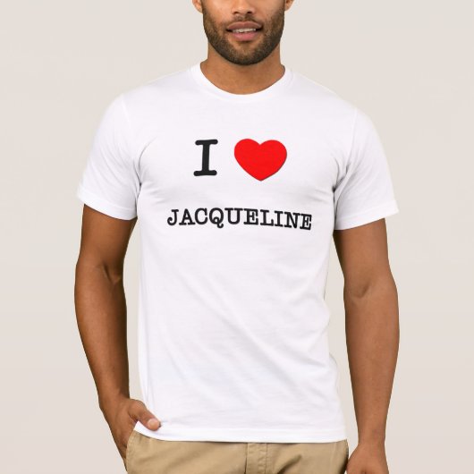 T-shirt J'aime Jacqueline (Devant)