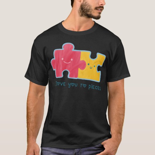 T-shirt J'aime J'aime Youo Pièces fille (Devant)