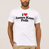 T-shirt J'aime James Knox Polk (Devant)