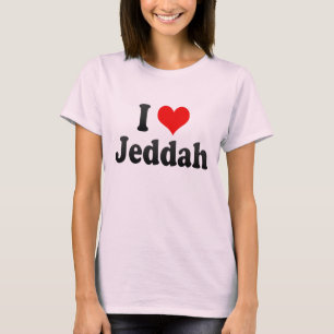 T-shirt J'aime Jeddah, Arabie Saoudite