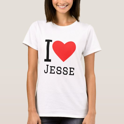T-shirt J'aime jesse (Devant)