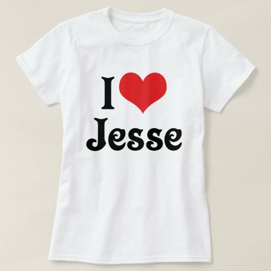 T-shirt J'aime Jesse (Design devant)