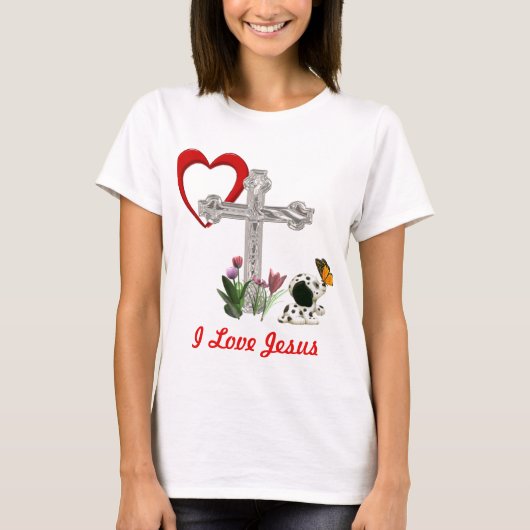 T-shirt J'aime Jésus (Devant)