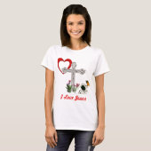 T-shirt J'aime Jésus (Devant entier)