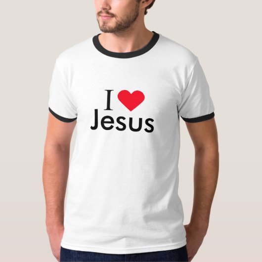T-SHIRT J'AIME JÉSUS (Devant)