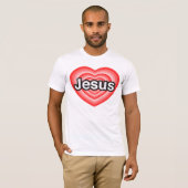 T-shirt J'aime Jésus (Devant entier)