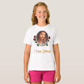 T-shirt J'aime Jésus (Devant entier)