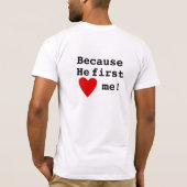 T-shirt J'aime Jésus (Dos)