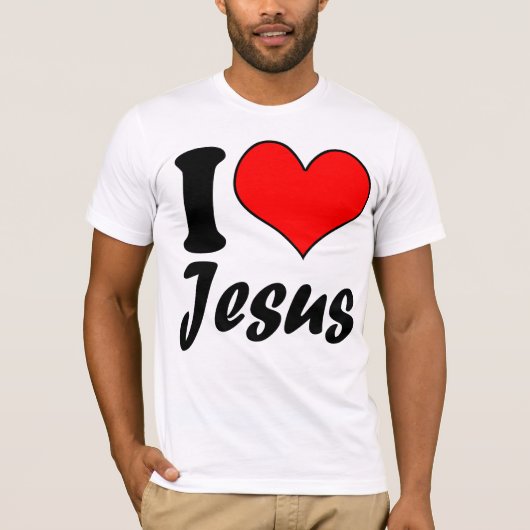 T-shirt J'aime Jésus (Devant)
