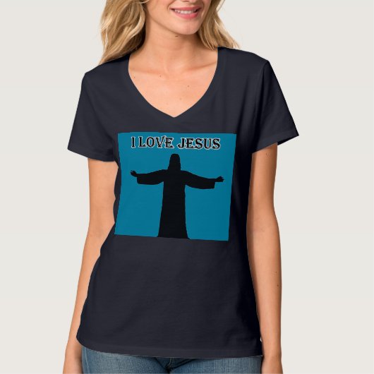 T-Shirt j'aime jésus (Devant)