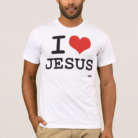 T-shirt J'aime Jésus (Devant)