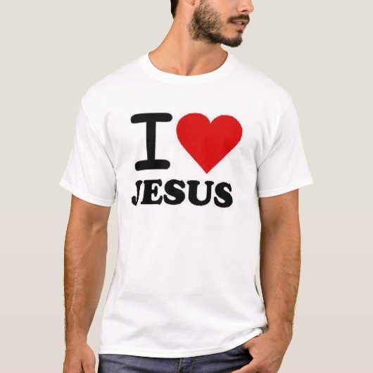 T-shirt J'aime Jésus (Devant)