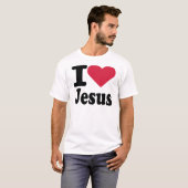 T-shirt J'aime Jésus (Devant entier)