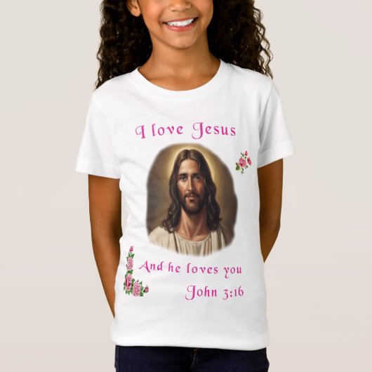 T-Shirt J'aime Jésus (Devant)