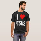 T-shirt J'aime Jésus  (Devant entier)