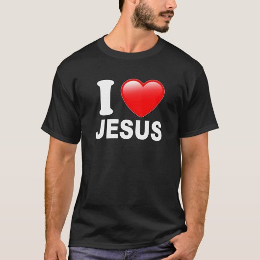 T-shirt J'aime Jésus (Devant)