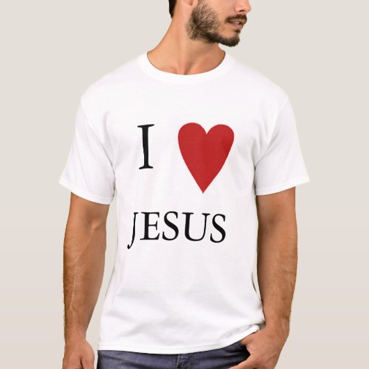T-shirt J'aime Jésus (Devant)