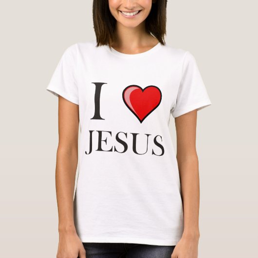 T-shirt J'aime Jésus (Devant)