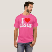 T-shirt J'aime Jésus Bible Christ (Devant entier)