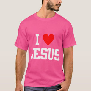 T-shirt J'aime Jésus chrétien s Et s