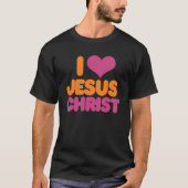 T-shirt J'aime Jésus-Christ (Devant)