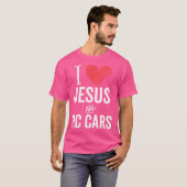 T-shirt J'Aime Jésus Et Voitures Rc Télécommande Ventilate (Devant entier)