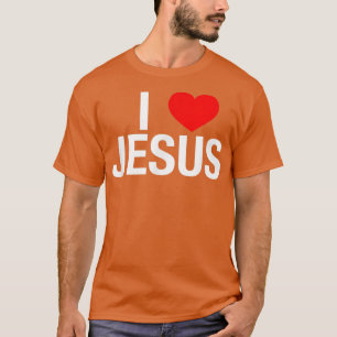 T-shirt J'aime JésusI Coeur Jésus T