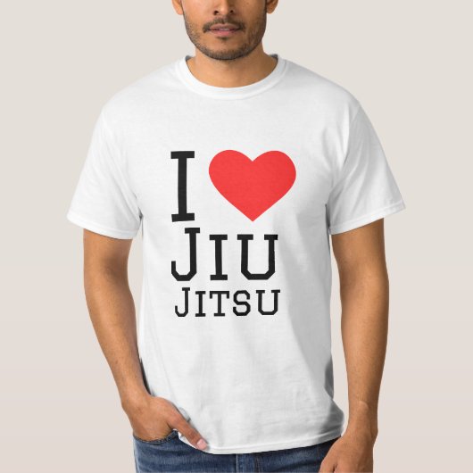 T-shirt J'aime Jiu jitsu (Devant)