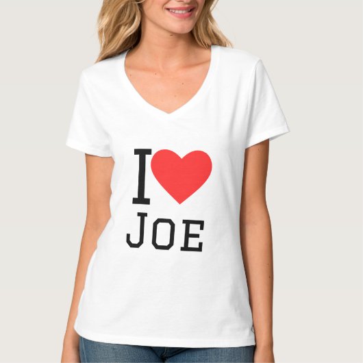 T-shirt J'aime joe (Devant)