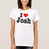 T-SHIRT "J'AIME JOSH " (Devant)