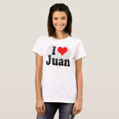 T-shirt J'aime Juan (Devant entier)