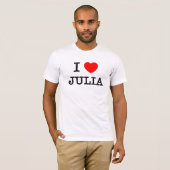 T-shirt J'aime Julia (Devant entier)