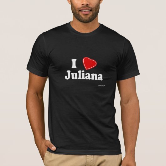 T-shirt J'aime Juliana (Devant)