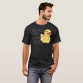 T-shirt J'aime juste les canards squaker canard doux plais (Devant entier)