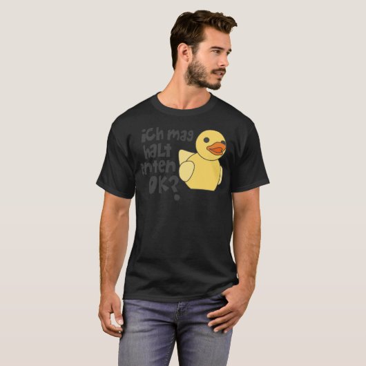 T-shirt J'aime juste les canards squaker canard doux plais (Devant entier)