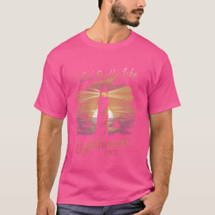 T-shirt J'aime Juste Vraiment Les Phares Rétro Coucher De