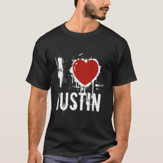 T-shirt J'aime Justin