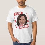 T-SHIRT J'AIME KAMALA (Devant)