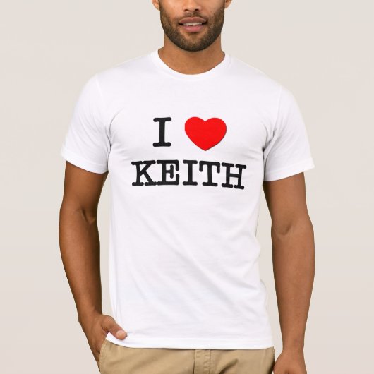 T-shirt J'aime Keith (Devant)