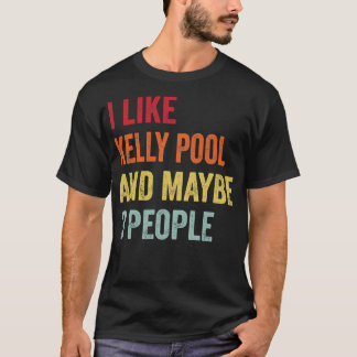T-shirt J'aime Kelly pool Peut-être 3 personnes