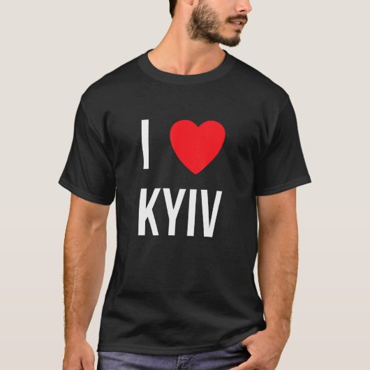 T-shirt J'aime Kiev (Devant)