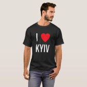 T-shirt J'aime Kiev (Devant entier)
