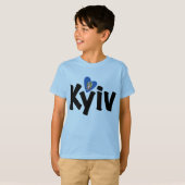 T-shirt J'Aime Kiev, У к р а ї н а, Ukraine (Devant entier)