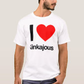 T-shirt j'aime kinkajous (Devant)