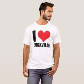 T-shirt J'aime Knoxville (Devant entier)