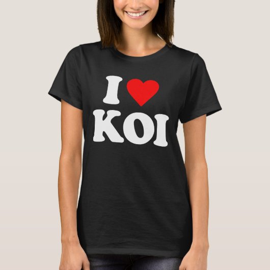 T-SHIRT J'AIME KOI (Devant)
