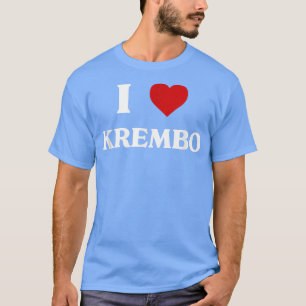 T-shirt J'aime Krembo Amateur de nourriture israélienne Ha