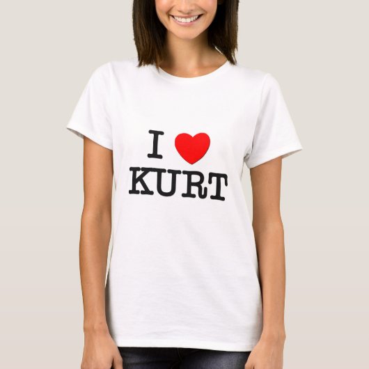 T-shirt J'aime Kurt (Devant)