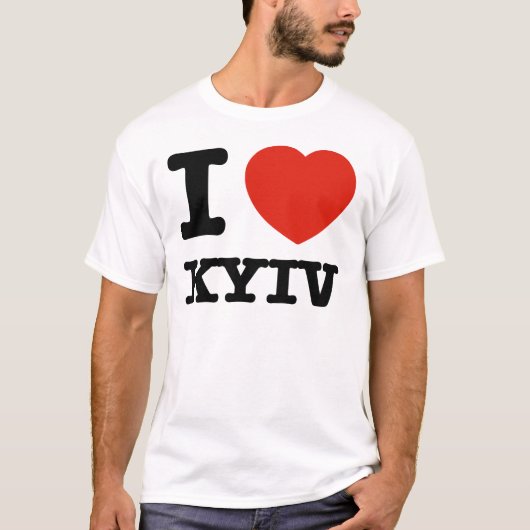 T-shirt J'aime Kyiv (Devant)